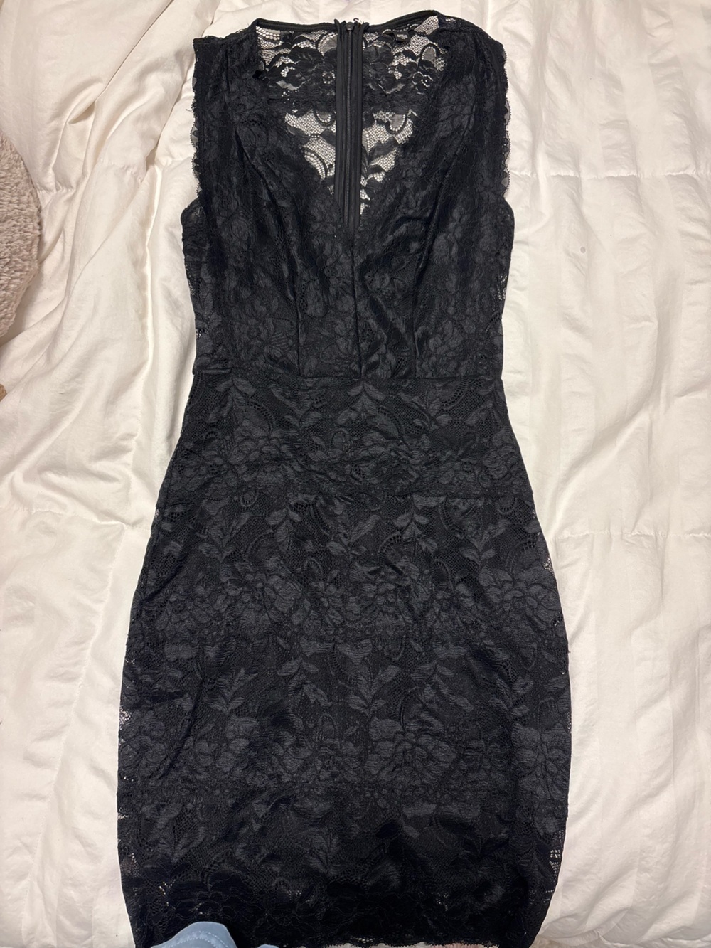 Black Lace Bodycon Dress NEW
